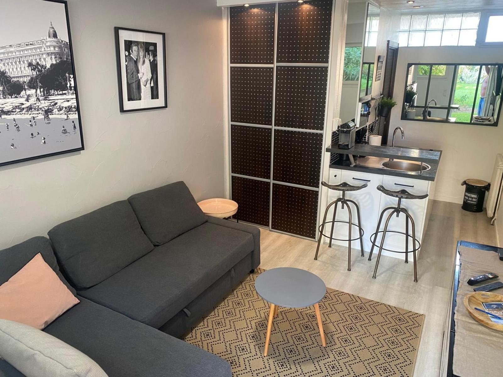 Tiny Modern Next To Croisette With Ac *